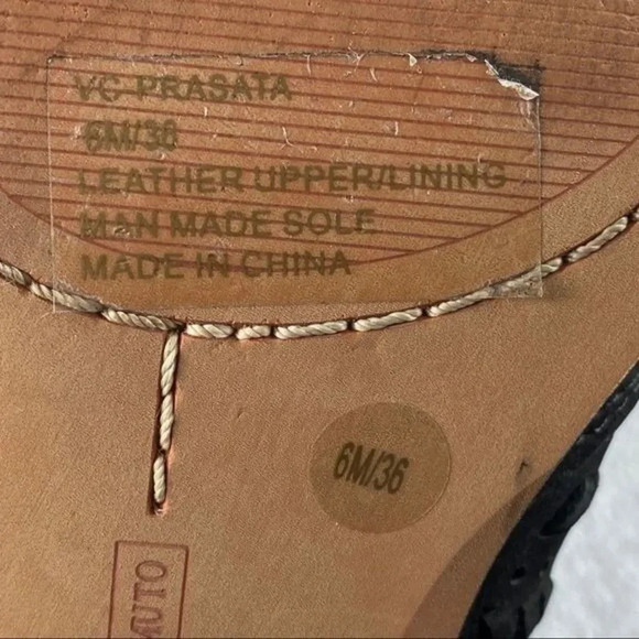 𝅺VINCE CAMUTO PRASATA BOOTIES Black Nubuck Suede Leather Boots‎ Zip Womens 6 - Picture 15 of 16